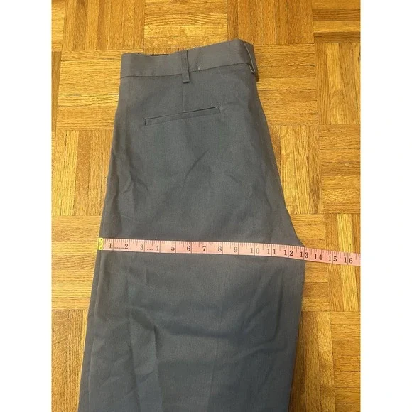 Assembly New York Gray Suiting Flat Front‎ Pants XL Made in USA NWT